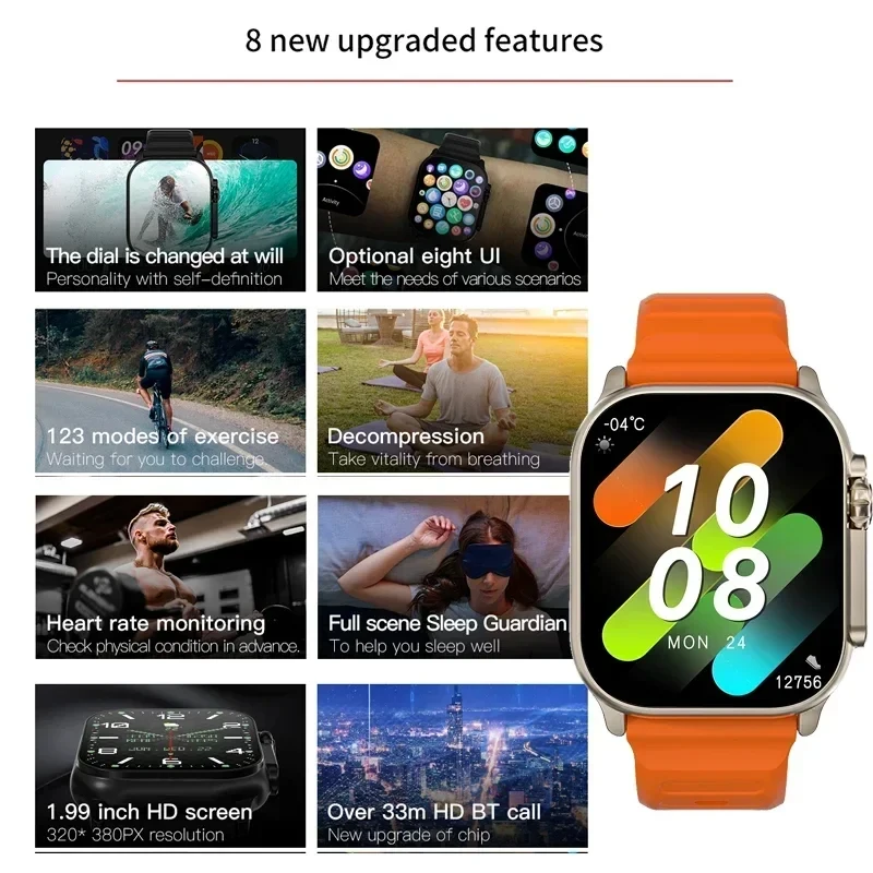 New Watch T10 Ultra Smart Watc - Smartwatch Watches Price 评论和价格