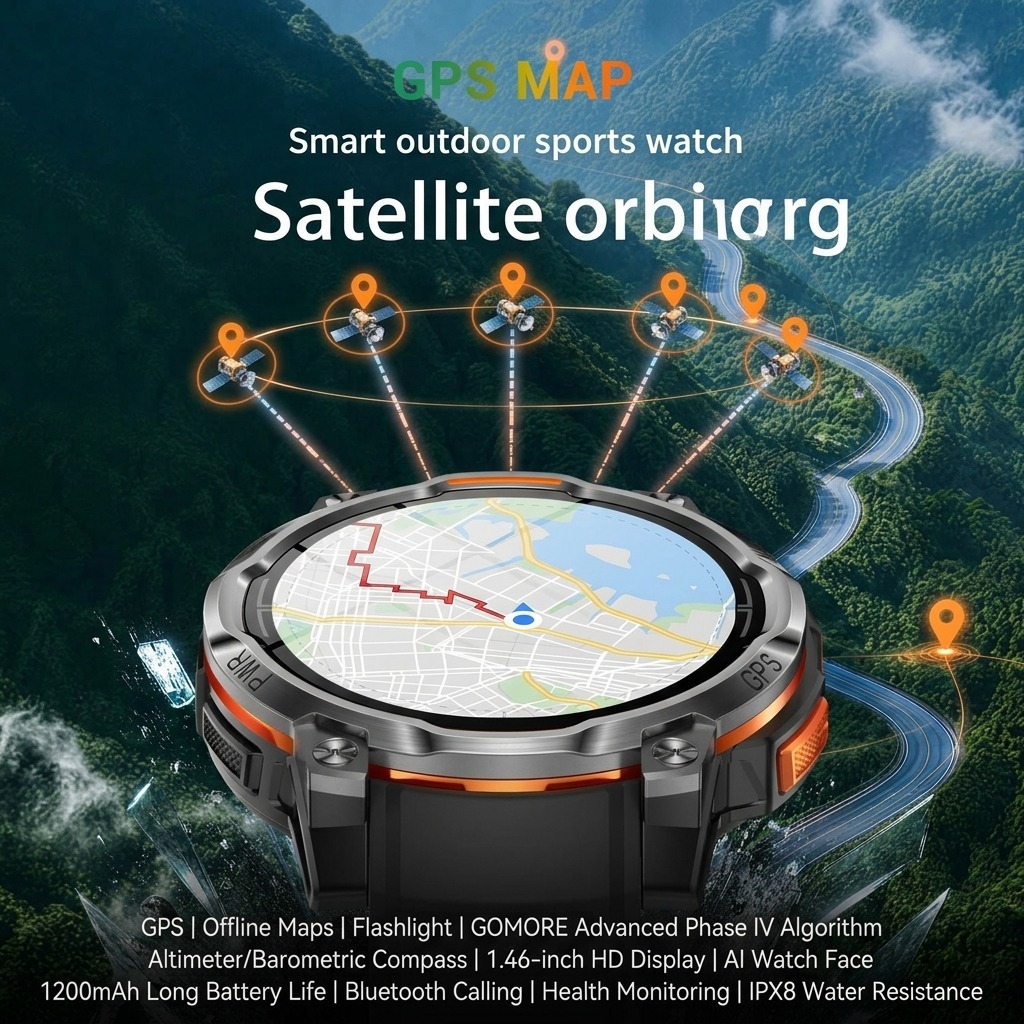 VWAR New Outdoor GPS Offline M - Watch Vs Smartwatch 评论和价格