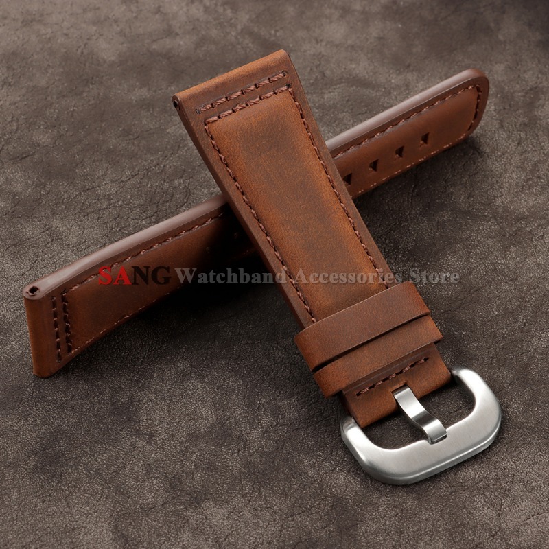28mm Vintage Leather Watchband - Smartwatch Vintage Watches For Women 评论和价格