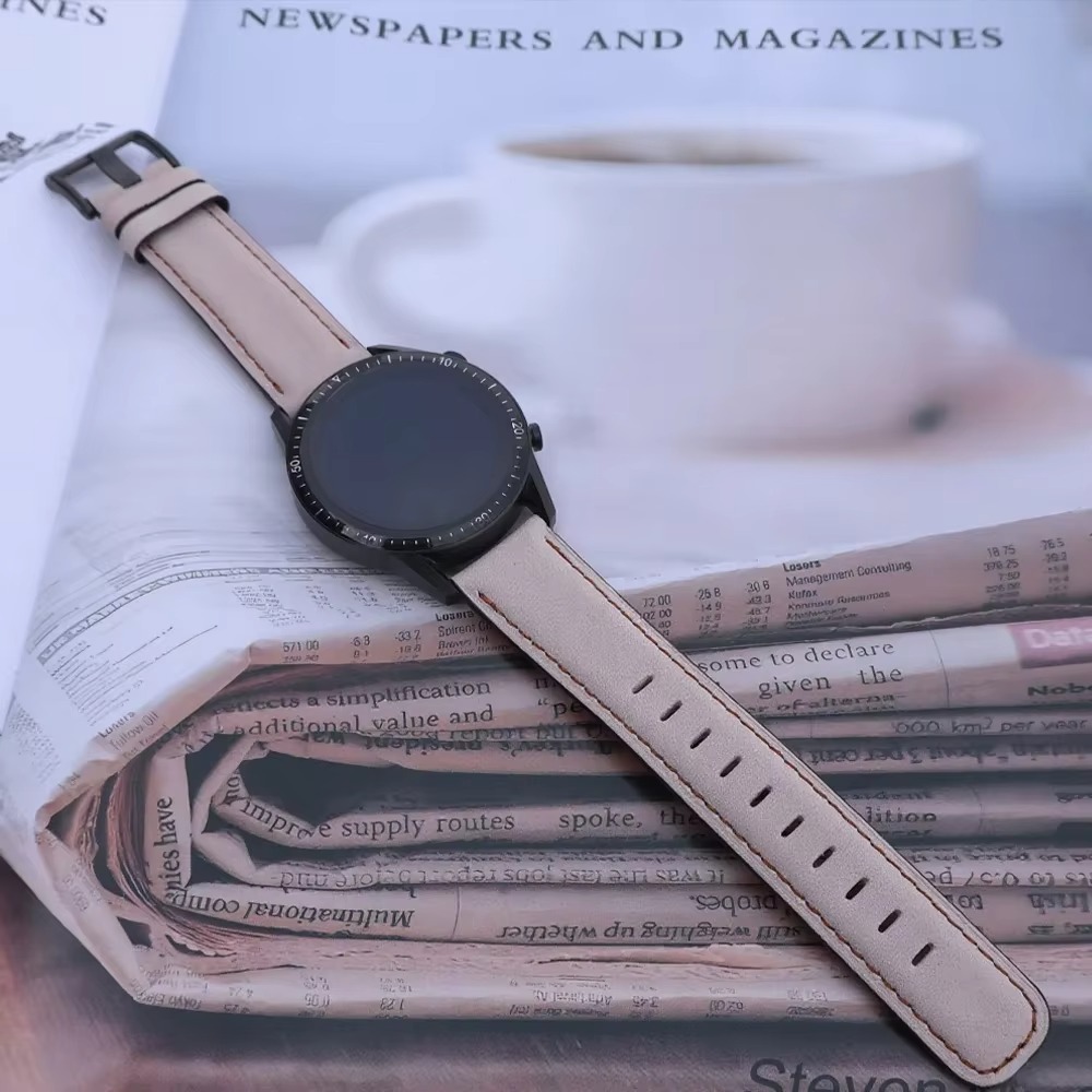 20mm 22mm Vintage Leather Stra - Smartwatch Vintage Watches For Women 评论和价格