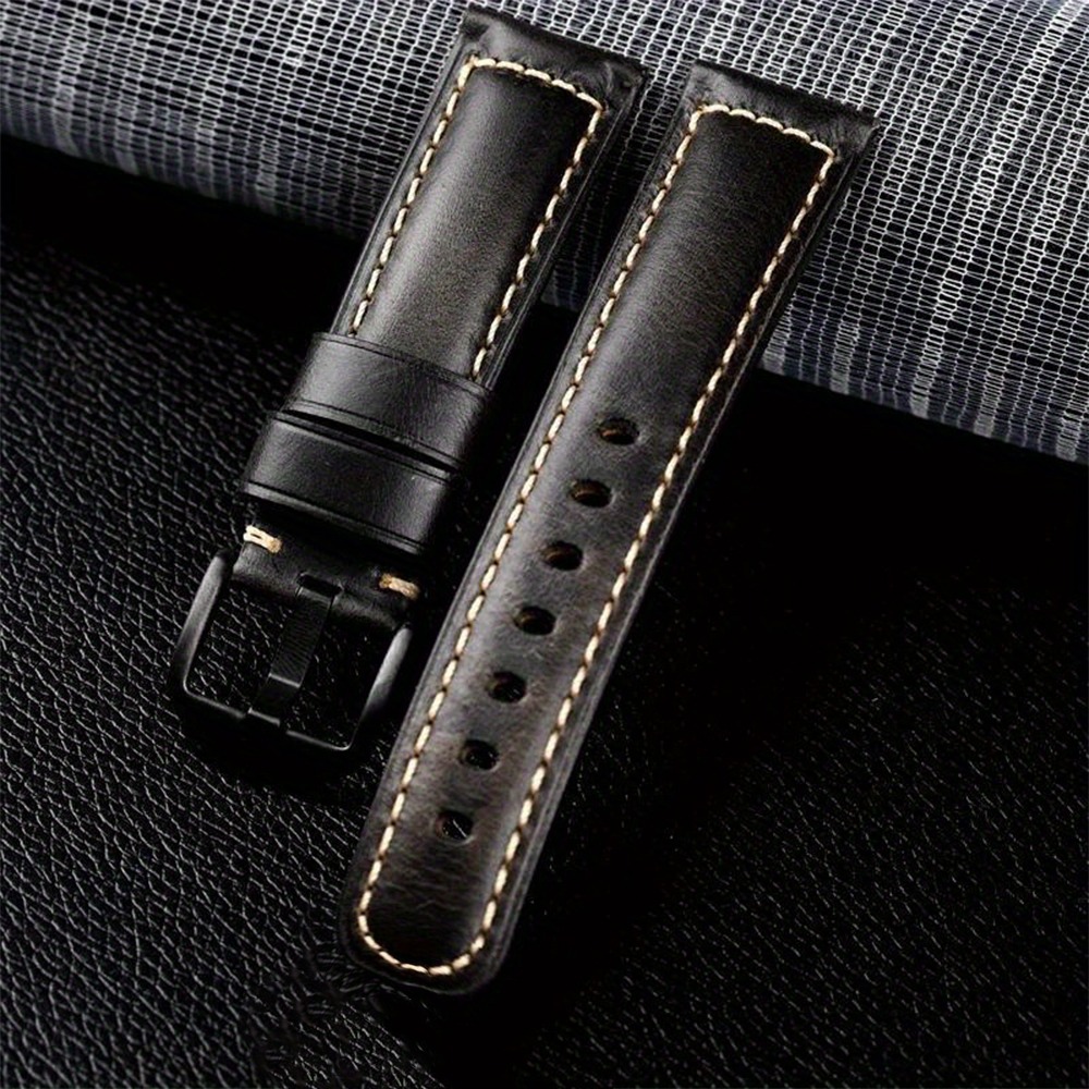 20mm 22mm Vintage Leather Stra - Smartwatch Vintage Watches For Women 评论和价格