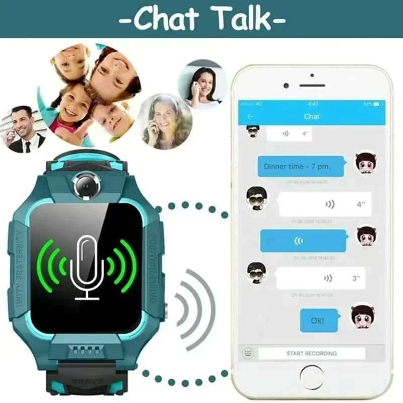 Lenovo 5G Kids Smart Watch Gif - Smartwatch Watches For Kids With Gps 评论和价格
