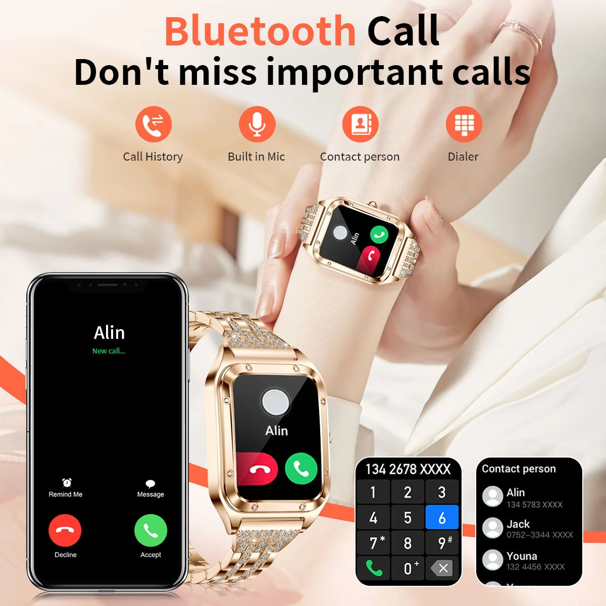 1.57Inch Top Luxury Smart Watc - Watches Ladies Smartwatch 评论和价格