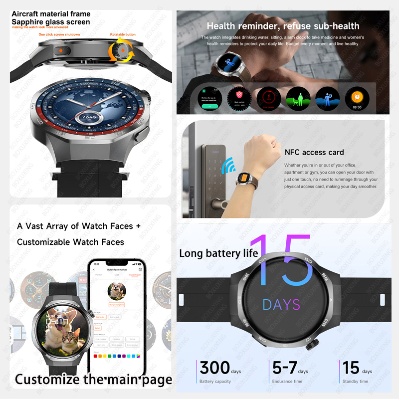 2026 New BOXUXING Watch 5 MAX  - Smartwatch Watches For Women With Gps 评论和价格