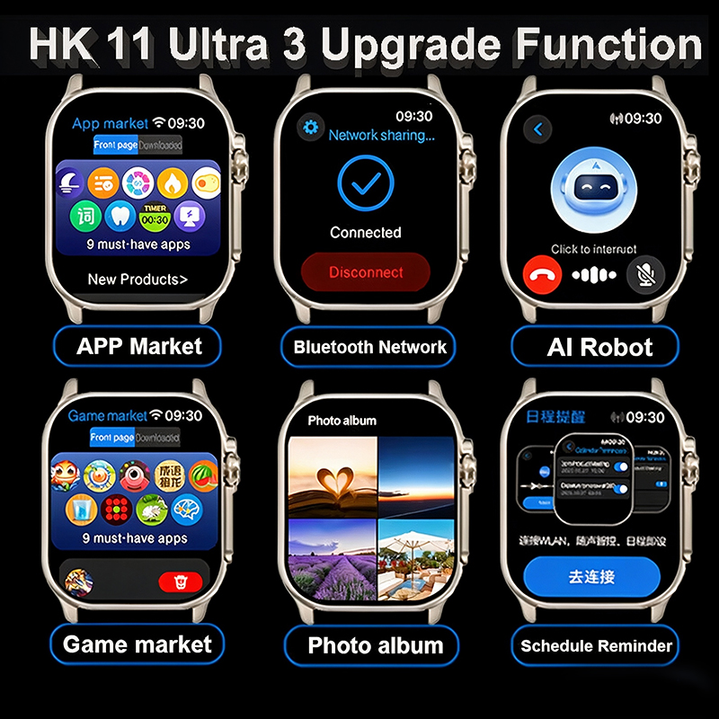 New Watches Men HK11 ULTRA3 Sm - Smartwatch Watches For Women With Gps 评论和价格